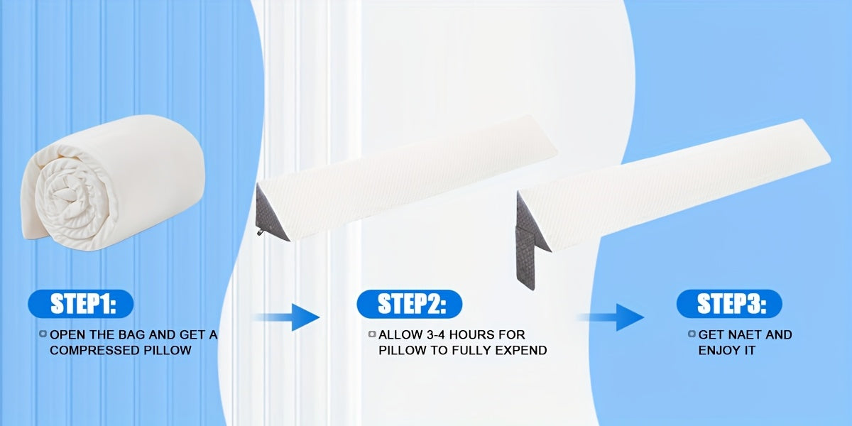 Bed Wedge Gap Filler Pillow – Triangular Headboard & Mattress Wedge