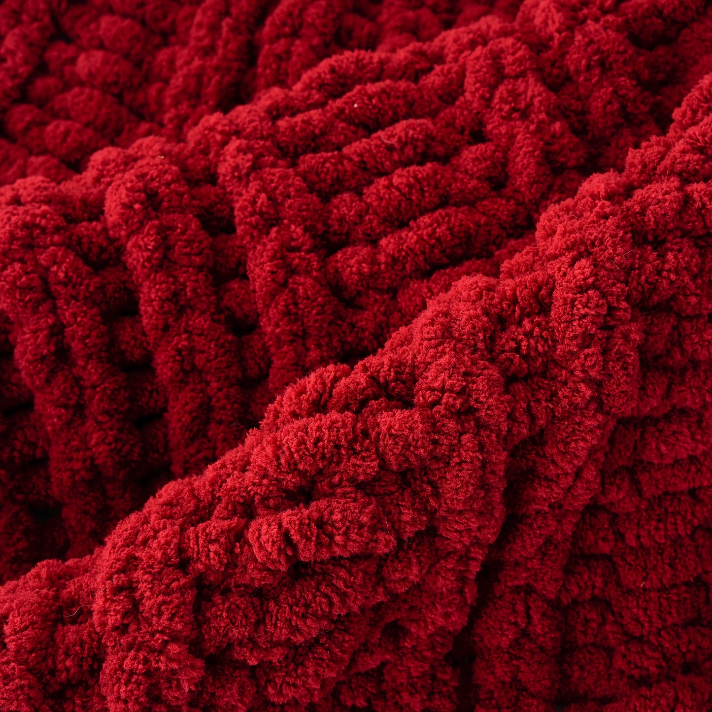 Chunky chenille blanket product image 8