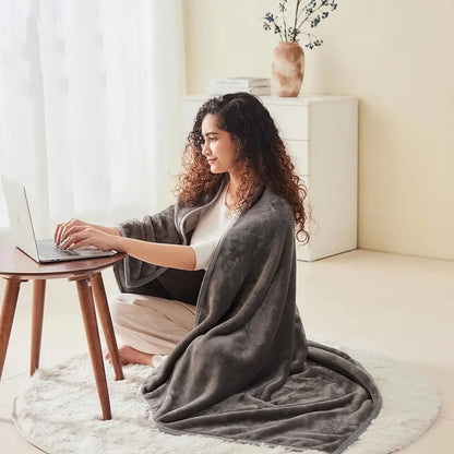 Wearable flannel cape blanket image 9