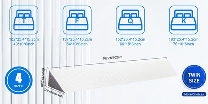 Bed Wedge Gap Filler Pillow – Triangular Headboard & Mattress Wedge