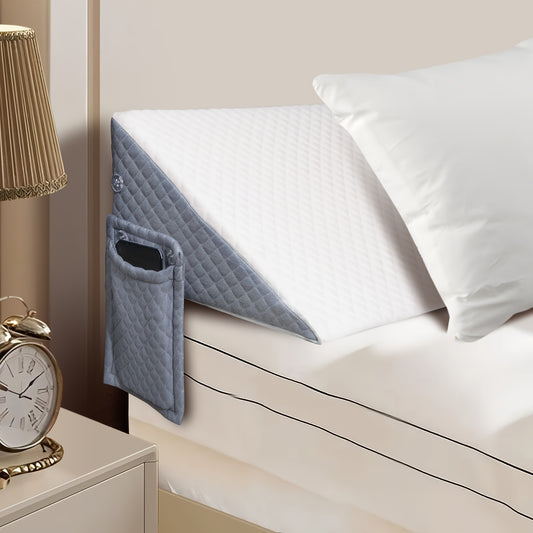 Bed Wedge Gap Filler Pillow – Triangular Headboard & Mattress Wedge