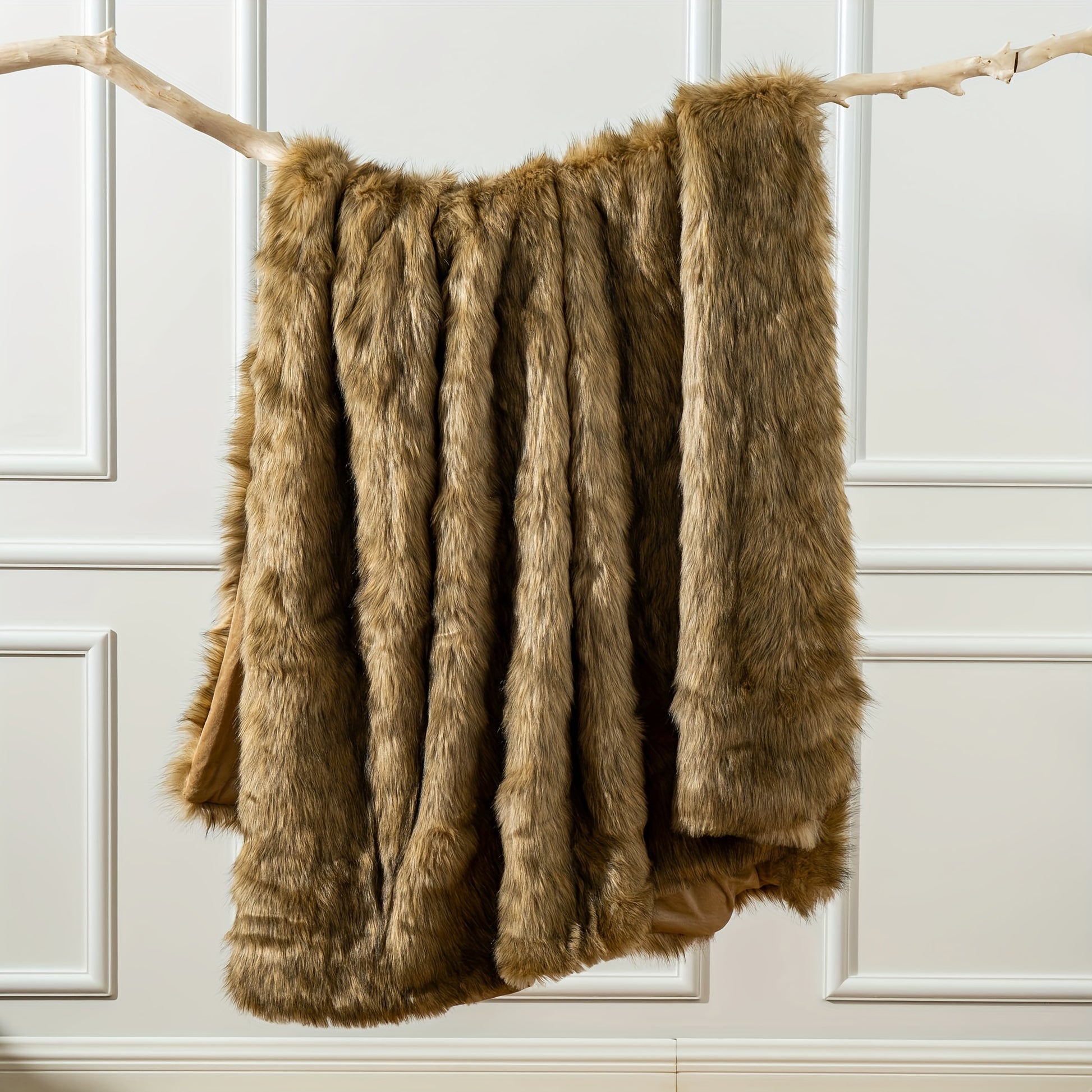 Shaggy faux fur blanket product image 4