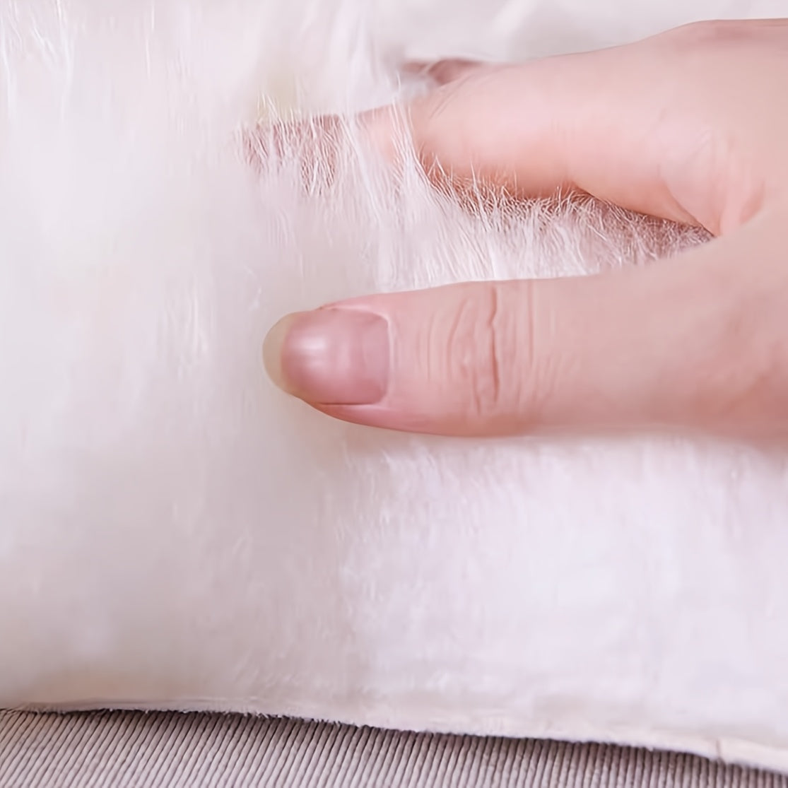 Faux sheepskin cushion product image 10