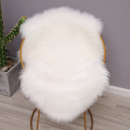 Soft Faux Sheepskin Shaggy Cushion | Plush Seat Pillow
