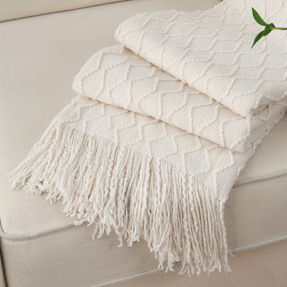 Cozy Tassel Throw Blanket 50 x 60
