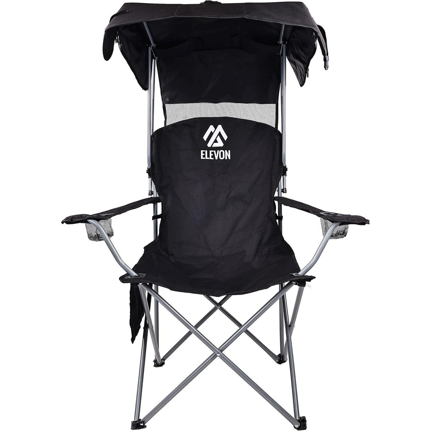 Folding Camping Chair with Adjustable Sunshade