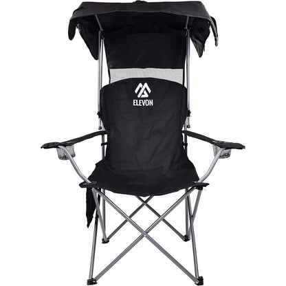 Folding Camping Chair with Adjustable Sunshade