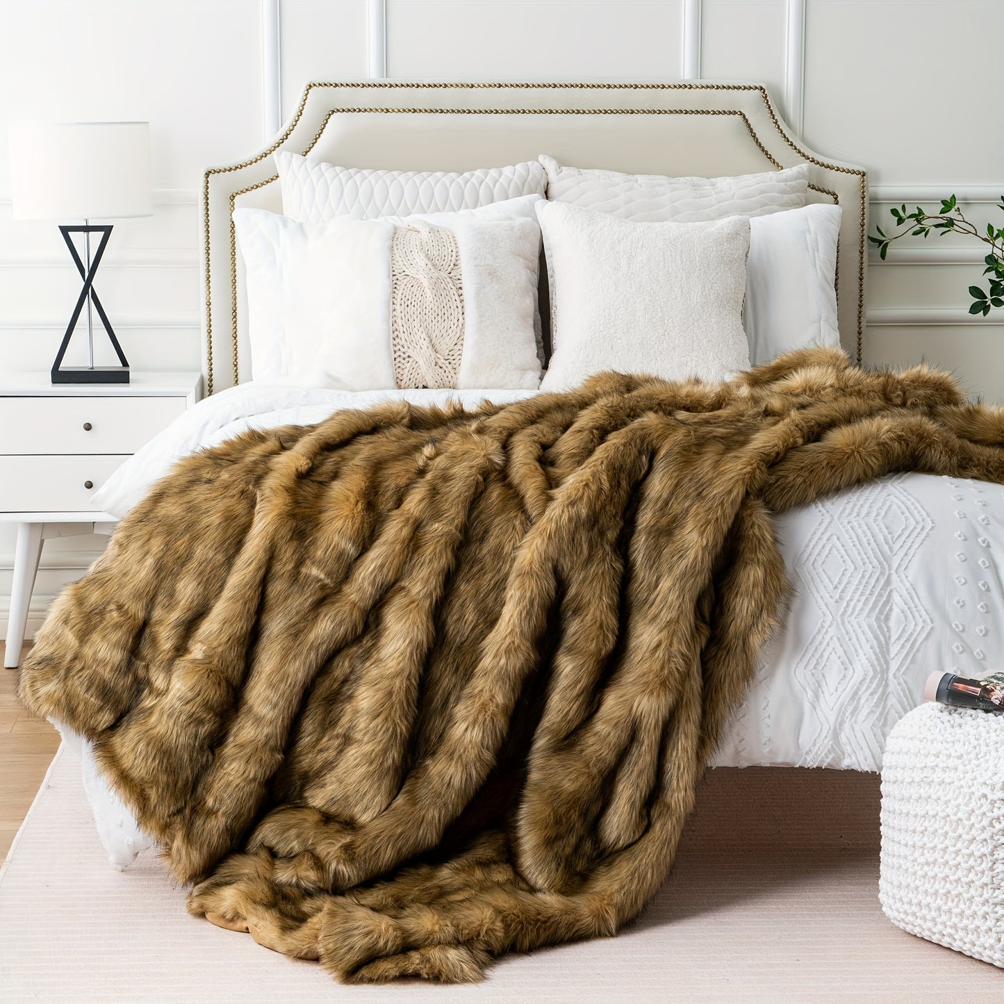 Shaggy faux fur blanket product image 5