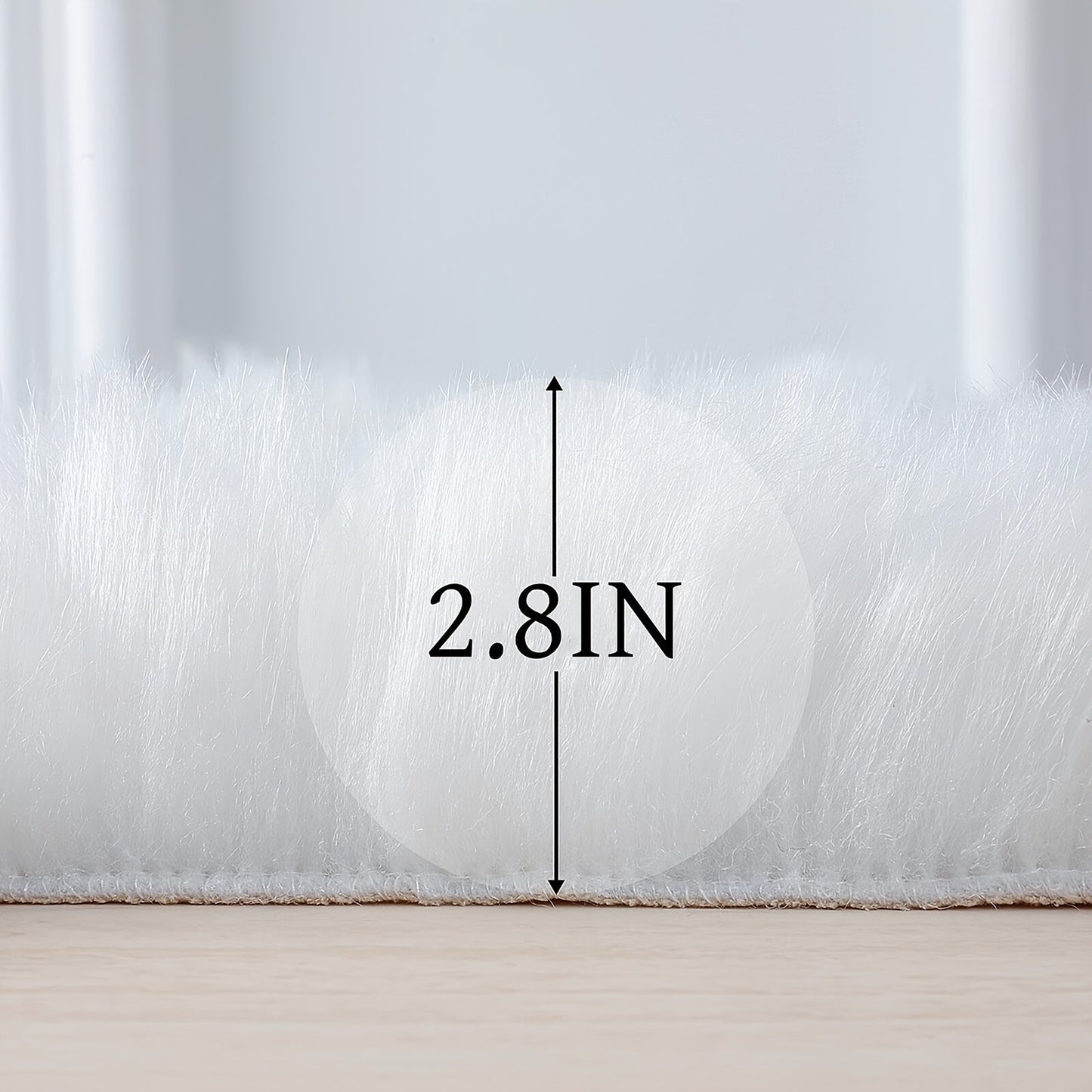 Faux sheepskin cushion product image 7