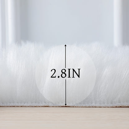 Faux sheepskin cushion product image 7
