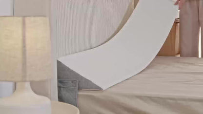 Bed Wedge Gap Filler Pillow – Triangular Headboard & Mattress Wedge