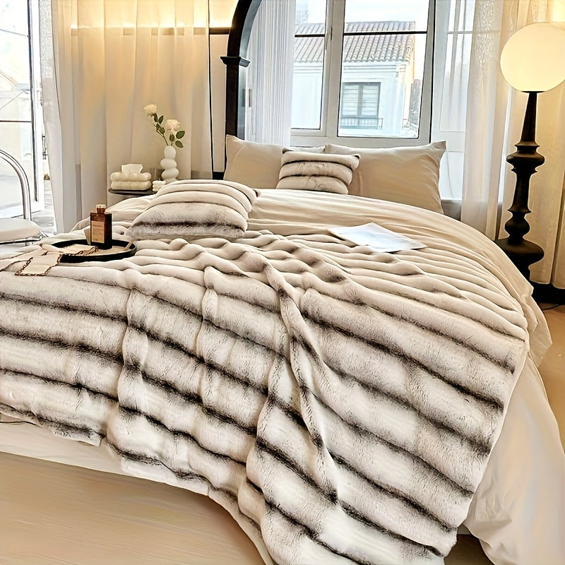 Jumbo faux rabbit fur blanket product image 8