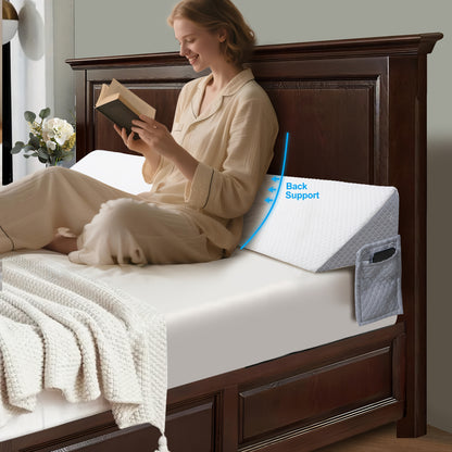 Bed Wedge Gap Filler Pillow – Triangular Headboard & Mattress Wedge