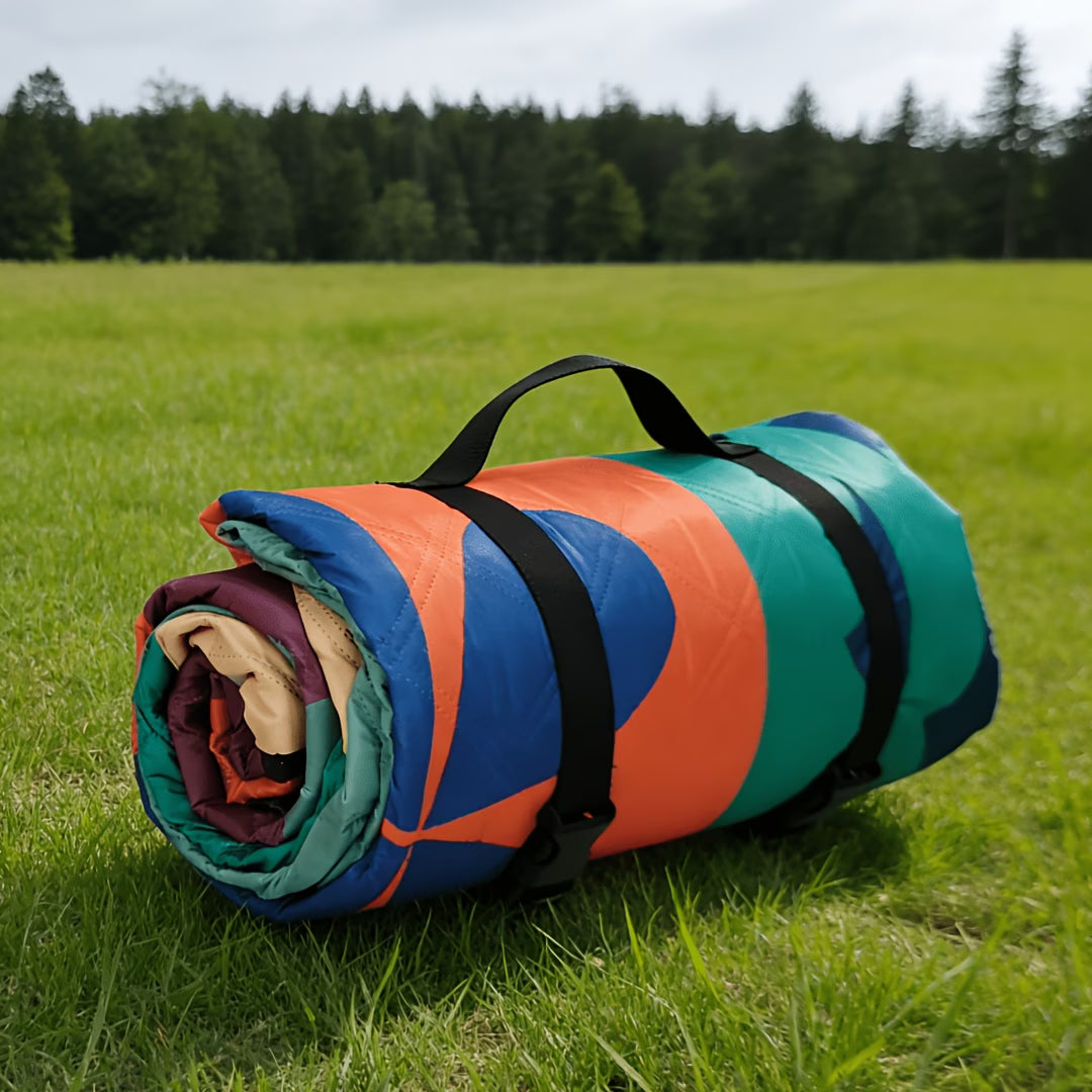 Waterproof Picnic Blanket – Foldable Outdoor Mat with PEVA Bottom for Beach, Camping & Park
