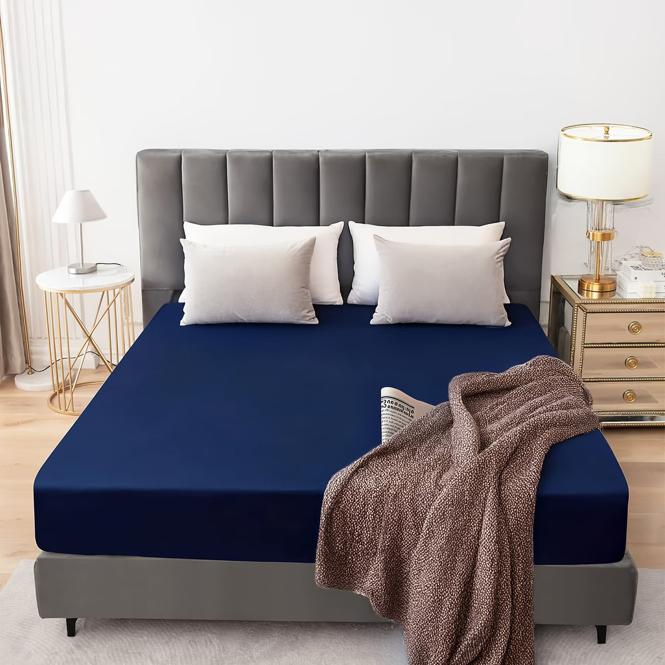 Waterproof Mattress Protector – 14" Deep Pocket Fitted Cover, Machine Washable
