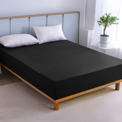 Waterproof Mattress Protector – 14" Deep Pocket Fitted Cover, Machine Washable
